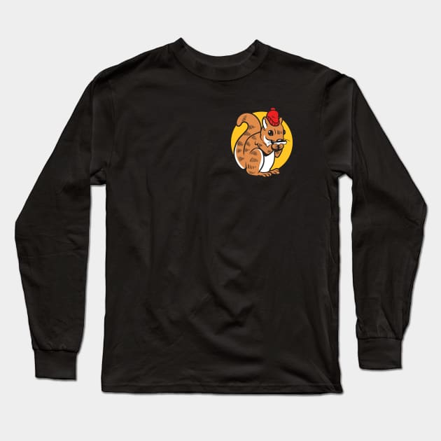 Squirrel Long Sleeve T-Shirt by Camelo